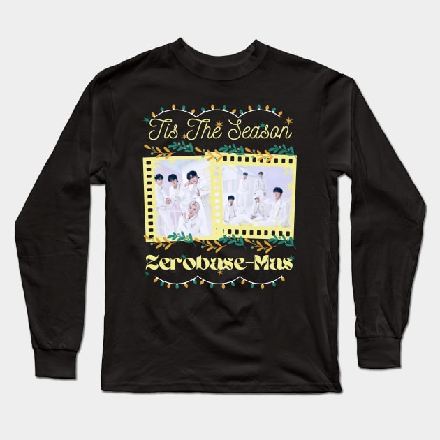 Tis The Season Christmas Zerobaseone Long Sleeve T-Shirt by wennstore